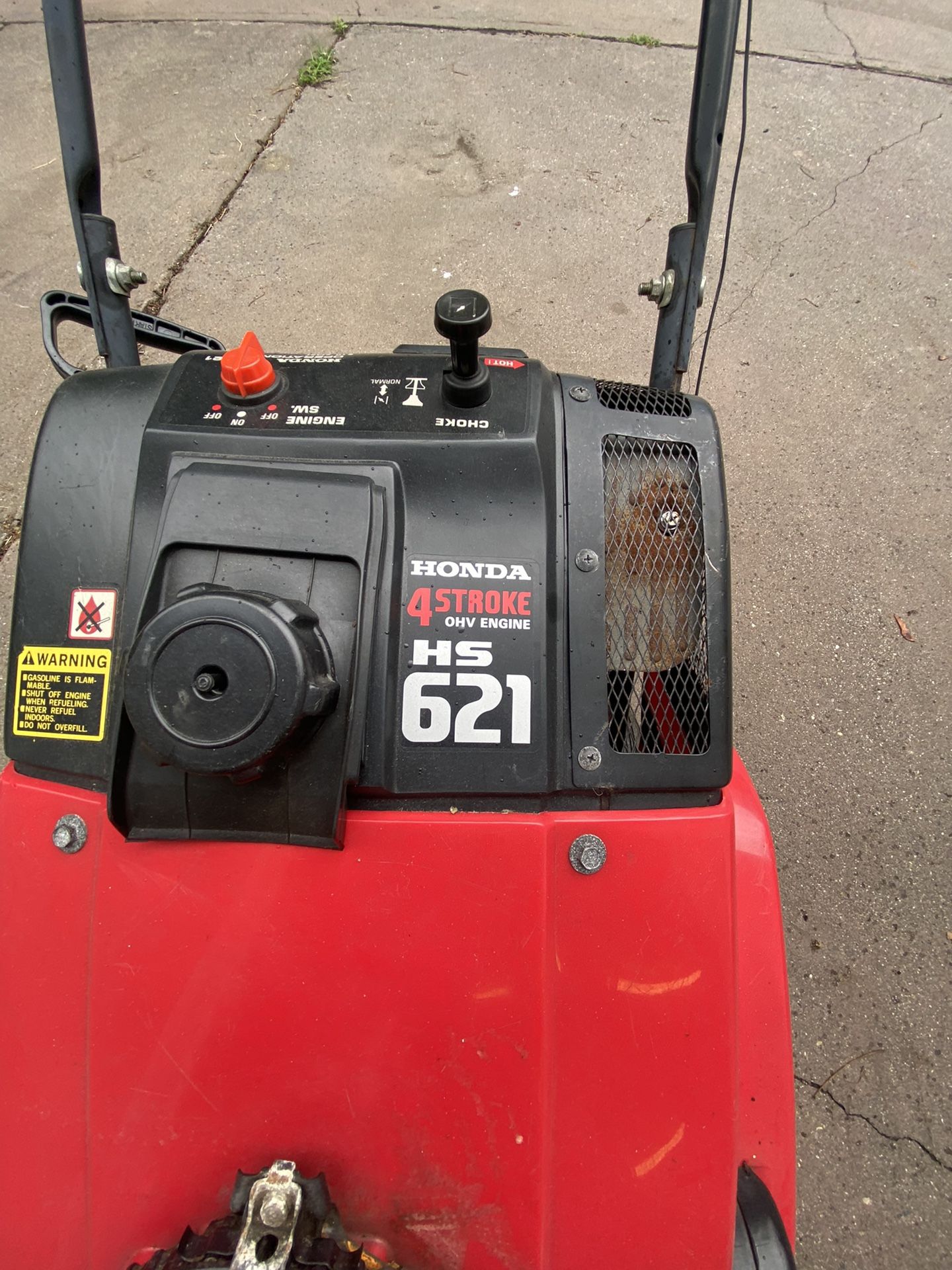 snow blower honda hs621