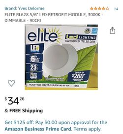 6” LED lights
