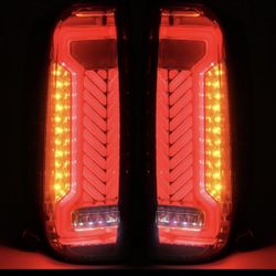 DOT For Nissan Frontier 2005-2021 Smoke Pair LED Sequential Tail Lights