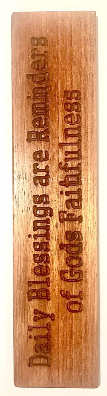 Daily blessings are Reminders of Gods faithfulness plaque