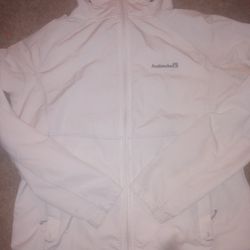 Women's Like New White Avalanche Rain Jacket Size Large