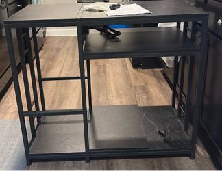 Reinforced 40-50 Gallon Aquarium Stand with Power Outlet