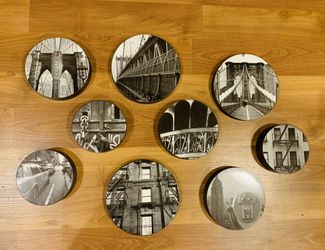 Black and white wall art set