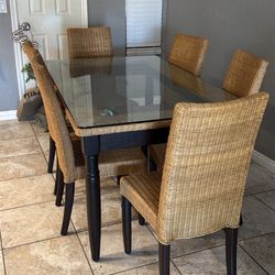Glass Dining Table 
