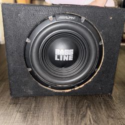 12” Alpine With Kicker Box