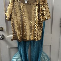 King Triton Adult Plus Size  XL Costume The Little Mermaid.  Pick Up In Van Nuys CA