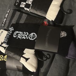 Chrome heart socks!