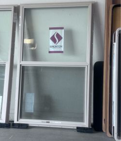 Windows Vinyl single hung windows two available 35 1/2 W x 59 1/2 H