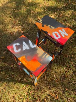 Graffiti Style Barstools