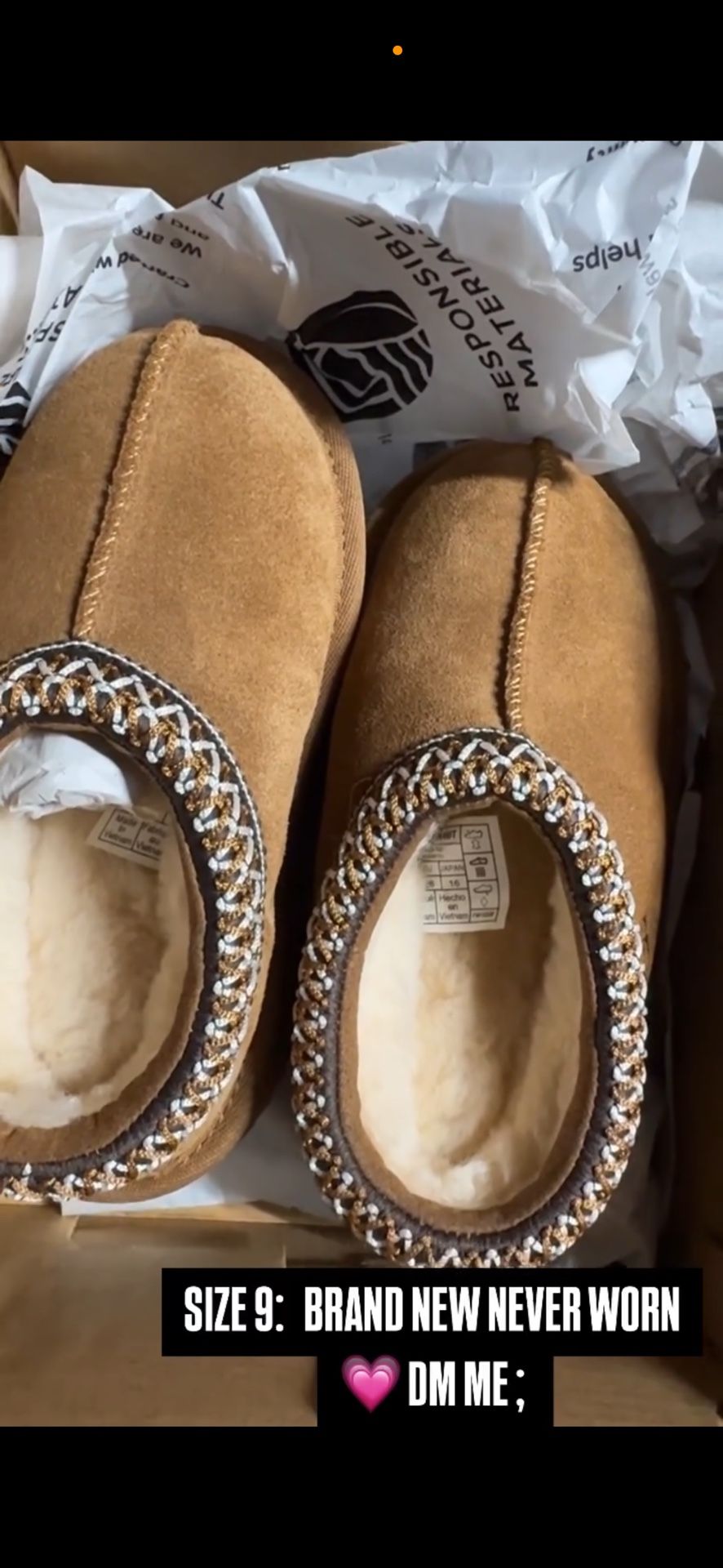 KIDS UGG TASMAN SLIPPERS