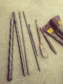 MASONRY BIT SET .DRILLS 8 PIECES