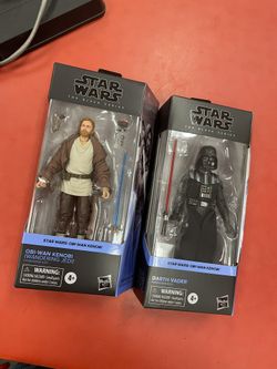 Star Wars Black Series Obi Wan Kenobi Darth Vader Bundle NEW