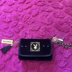 Black playboy bunny purse