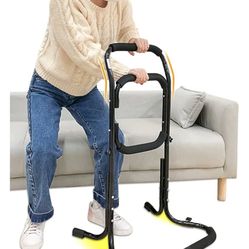 Chair Lift Assist Devices for Seniors Elderly Sit to Stand Lift Standing Aids Supports Grab Bar Help Patient Stand Up & Mobility in Front of The Sofa,
