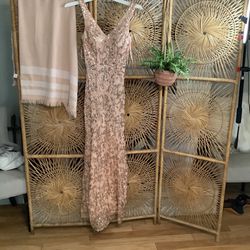 City Triangle Rose Gold (blush) Size 3 Dress / Evening Gown