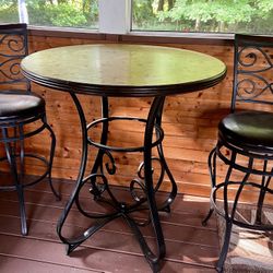 Table and Bar Stools