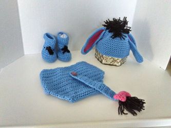Crochet eeyore 3 pc set