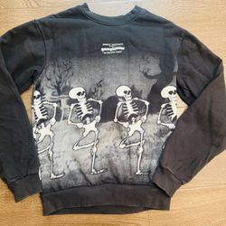 Disney silly symphony the skeleton dance Halloween pullover sweatshirt adult men’s small