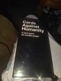 This is a sealed box of the Cards Against Humanity party https://offerup.com/redirect/?o=Z2FtZS5JdA== is generally recommended for players aged 17 and