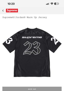 Supreme x Jordan Jersey (SS26) Black (Size L)