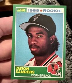 1989 Score rookie card of Deion Sanders (#246)