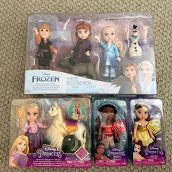 Disney Princess & Frozen Doll Bundle – New in Package  💲 $30 FIRM