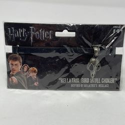 NEW Harry Potter Bellatrix Bird Skull choker necklace