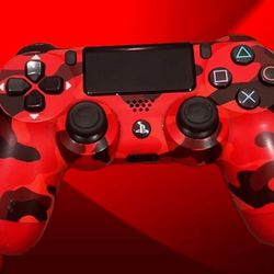 Sony PS4 Controller Red Camo