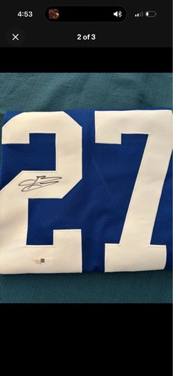 New York giants signed jersey