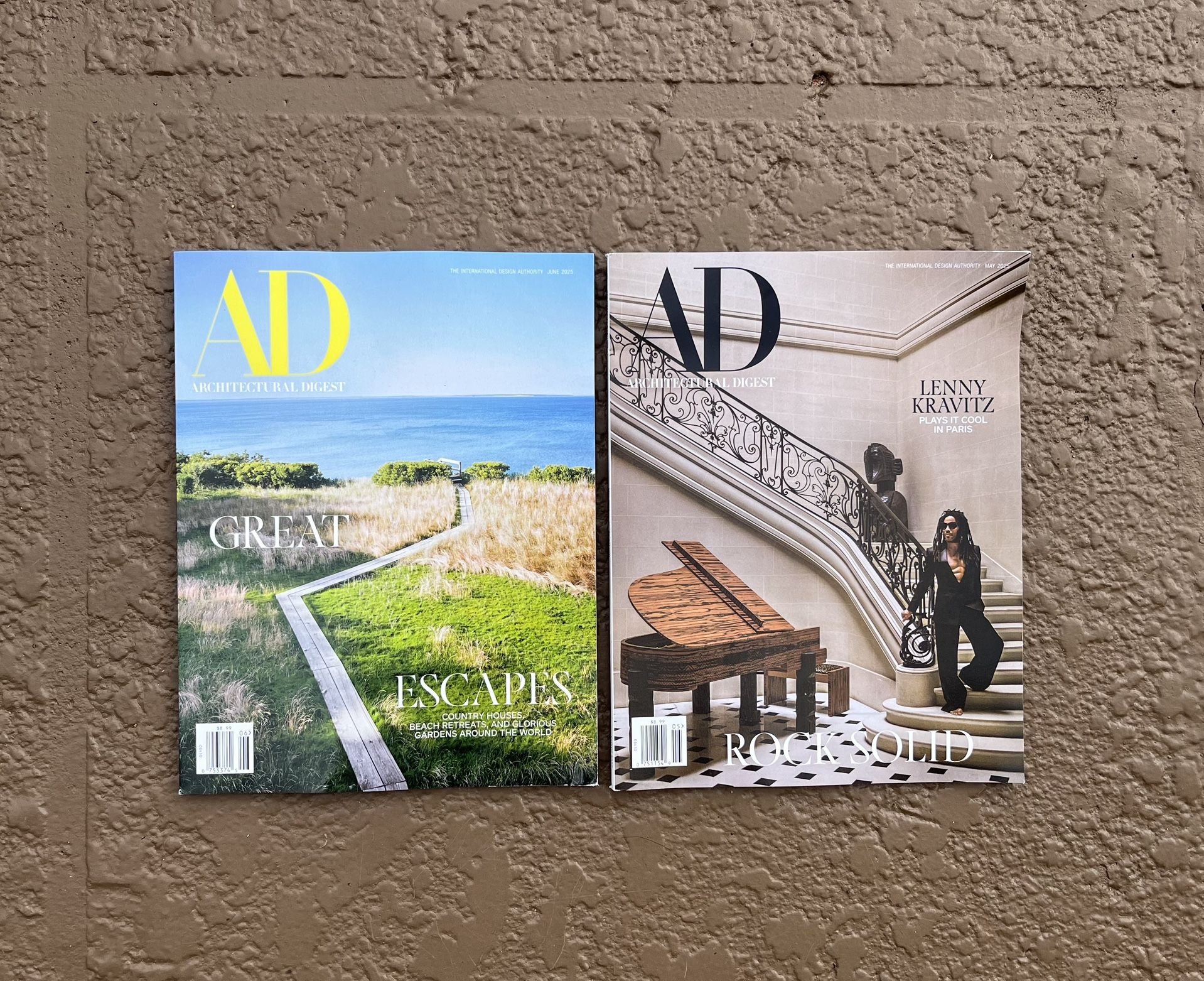 2 Brand new 2025 Architectural Digest Magazines