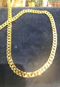 24KT Gold Bonded 25" Cuban Link Chain 9mm Lifetime Replacement Guarantee