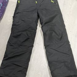 Kids Champion Black Ski/Snow Pants 14/16 Lknew