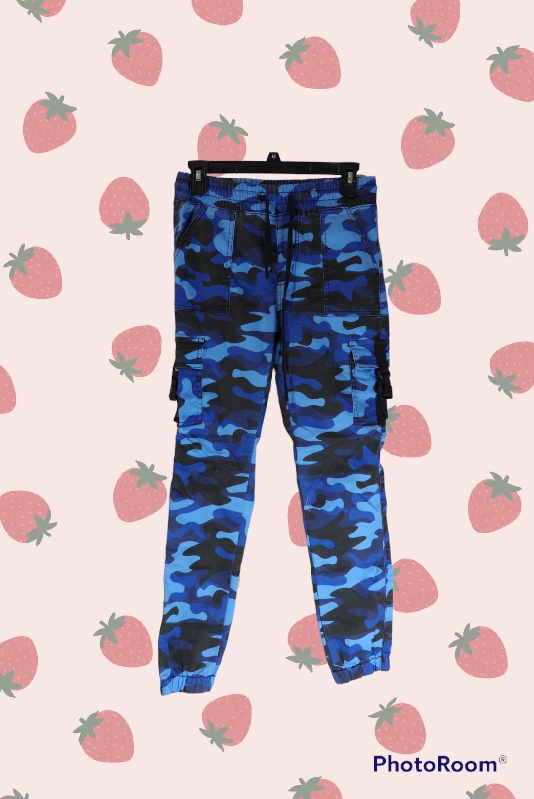 Blue Camo Joggers