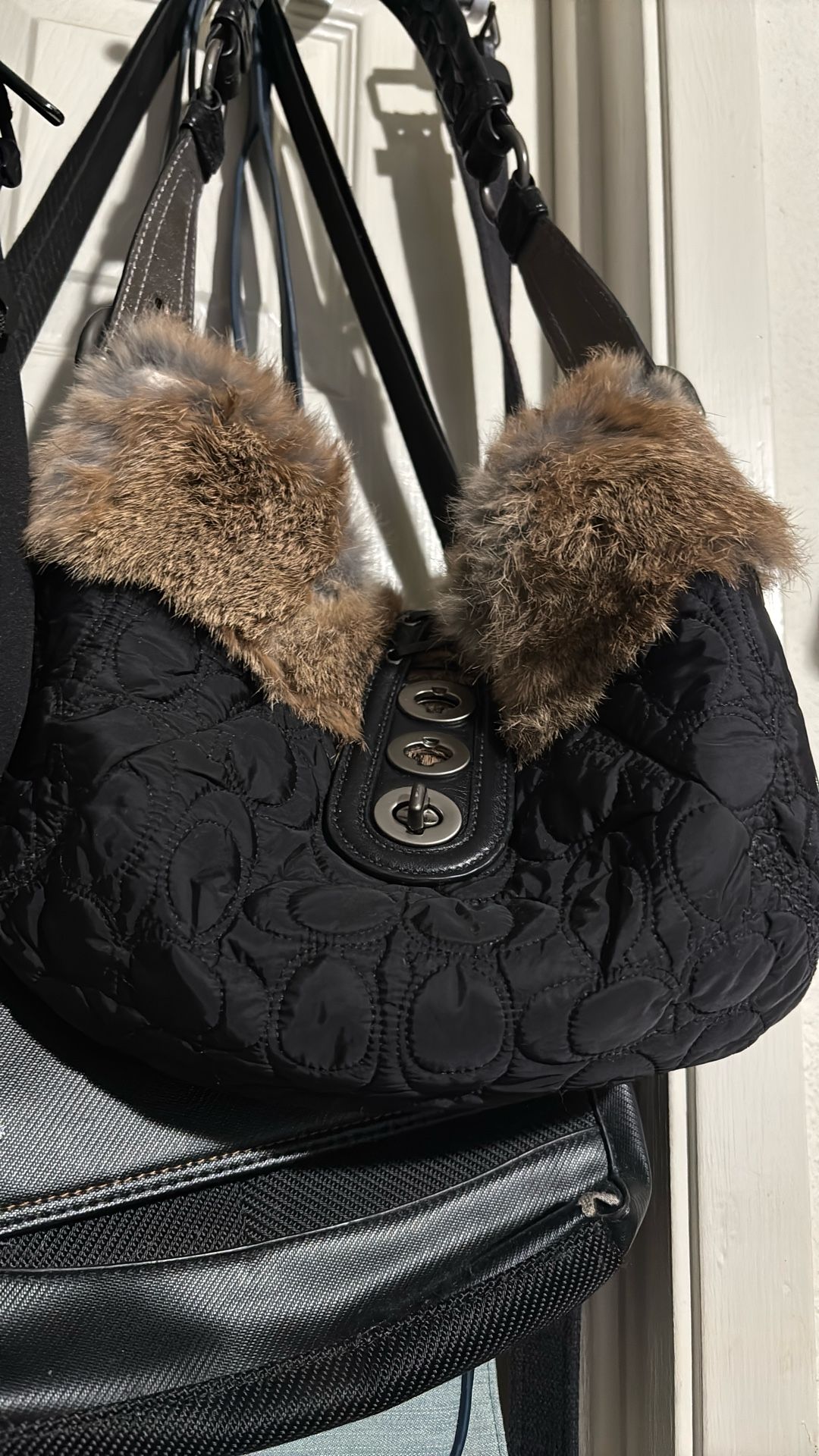 COACH QUILT  C HOBO PURSE 5013