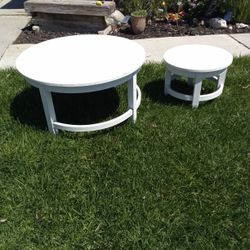 White Nesting Coffee Tables