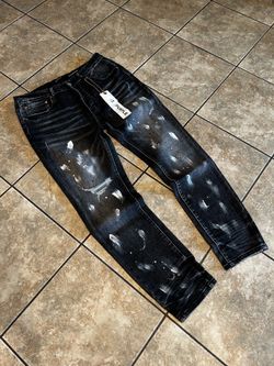 Purple jeans