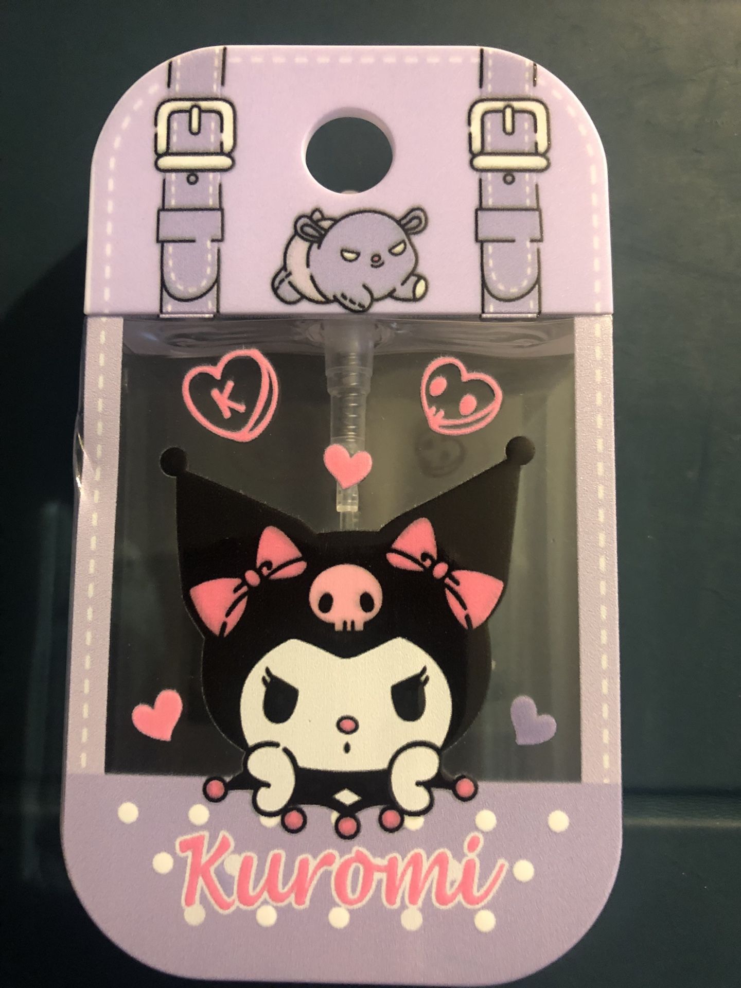 Brand New Kuromi Alcohol Spray Empty Bottle