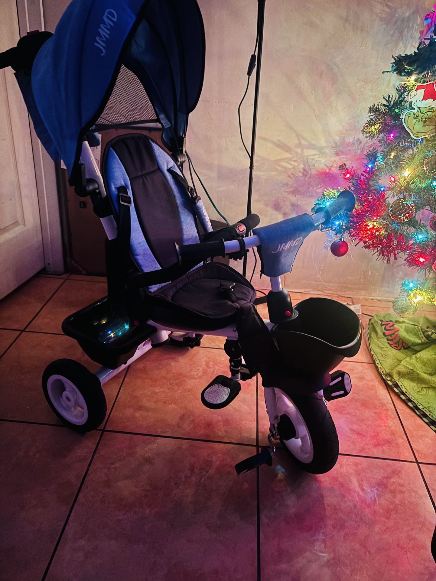 Jmmd Baby Tricycle Grey Color 18 Months - 5 Years Old