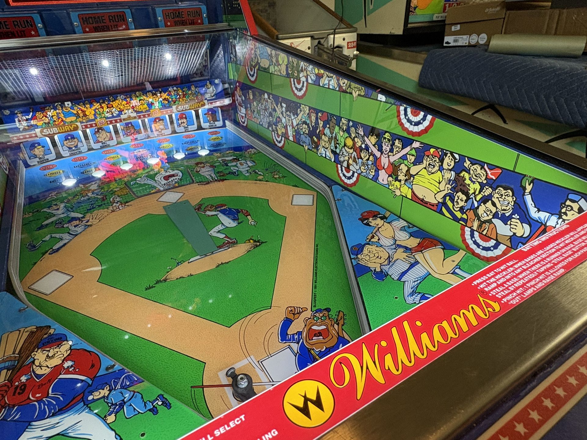 Williams Slugfest Pinball
