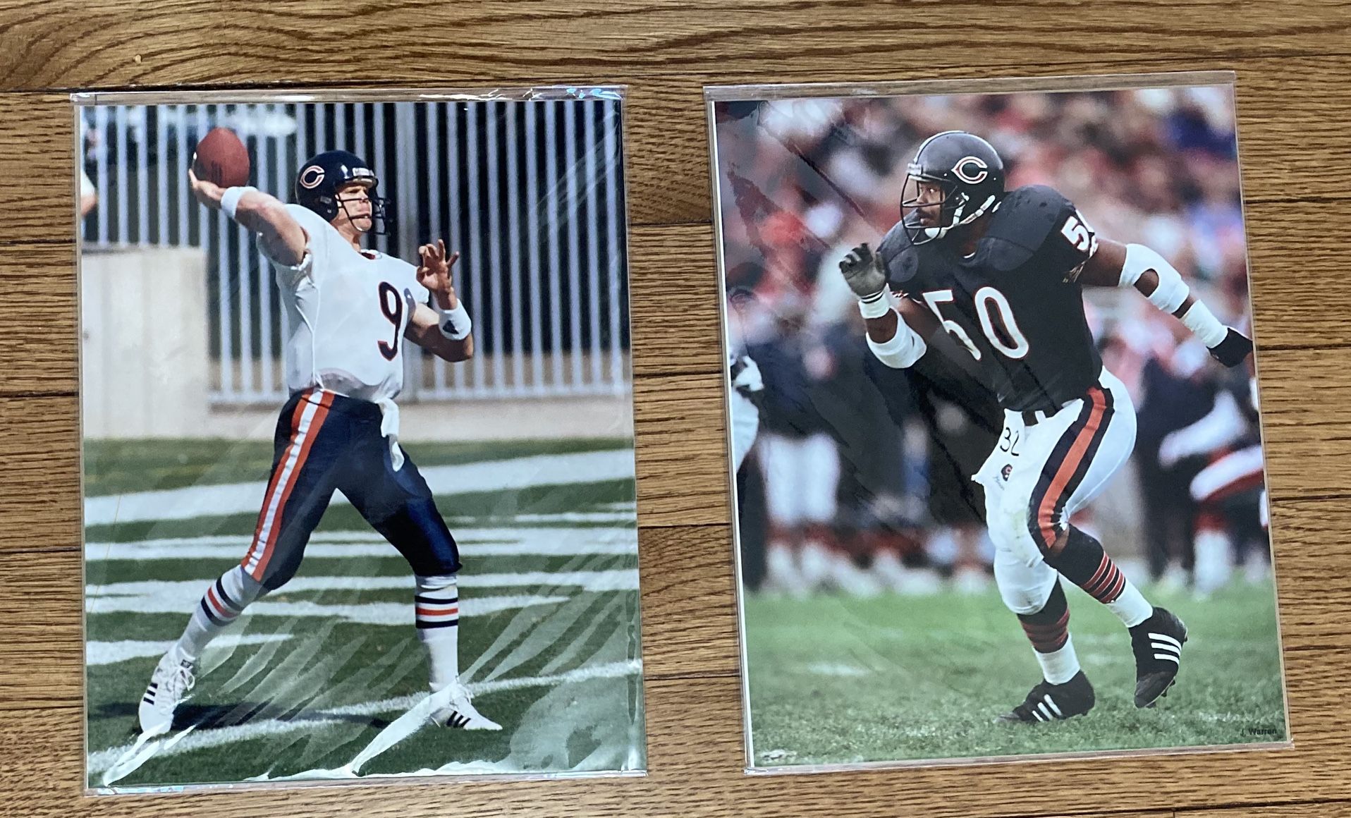 ‘85 Bears Jim McMahon And Mike Singletary Pictures.