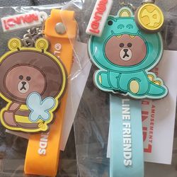Line Friends Limited Edition Keychains