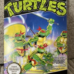 TMNT NES Replacement Box & Styrofoam Teenage Mutant Ninja Turtles 