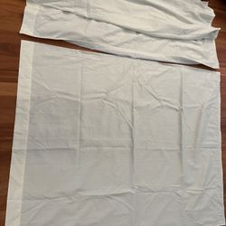 Beige curtains with blackout panel