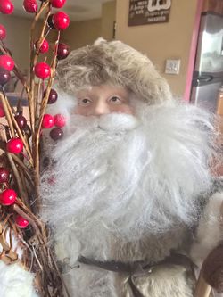 Rustic Santa Claus Christmas Figure