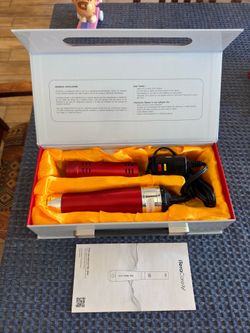 Prife iTeraCare Hot Air Blower w/ Case & Manual BRAND NEW