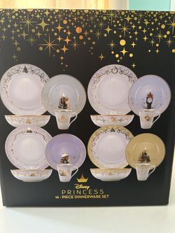 Disney Princess 16-piece Dinnerware Set