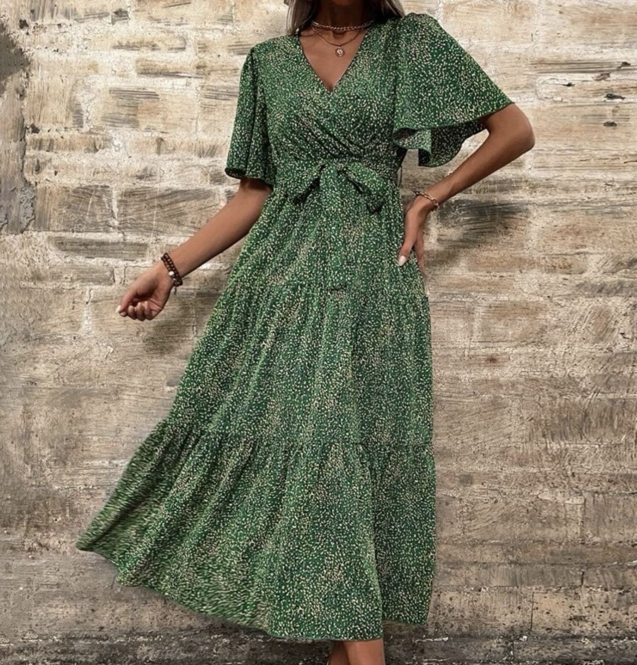 Women’s Clothing green dress size small 