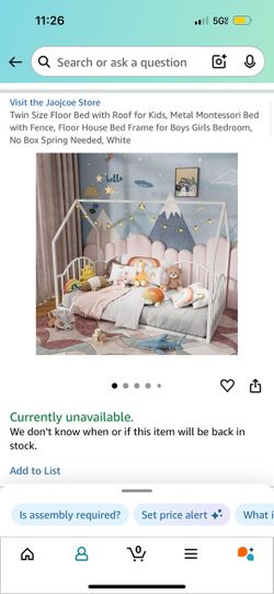 twin floor bedframe