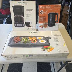 Griddle Coffee Maker And Kettle