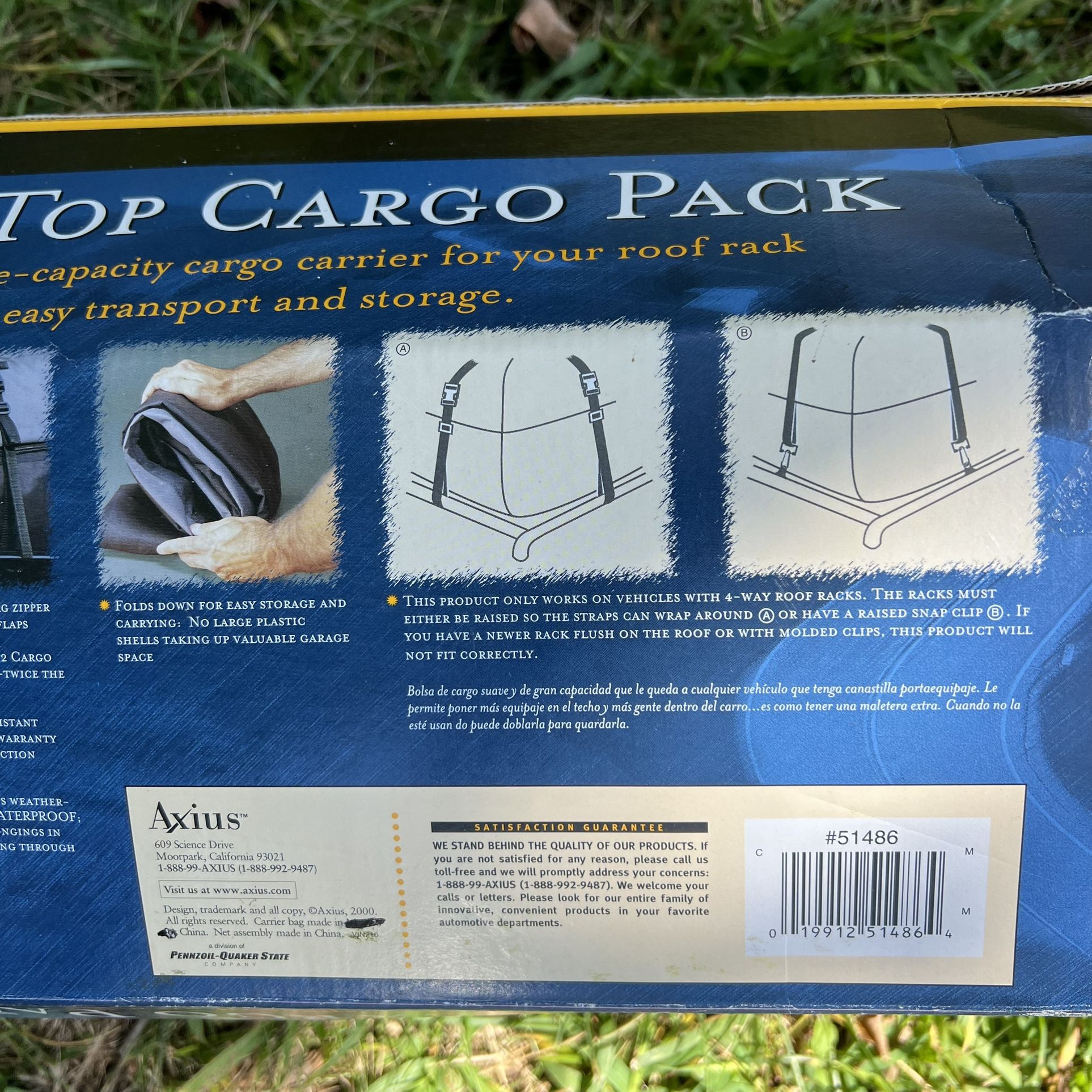 Axius elite rooftop cargo pack cheap